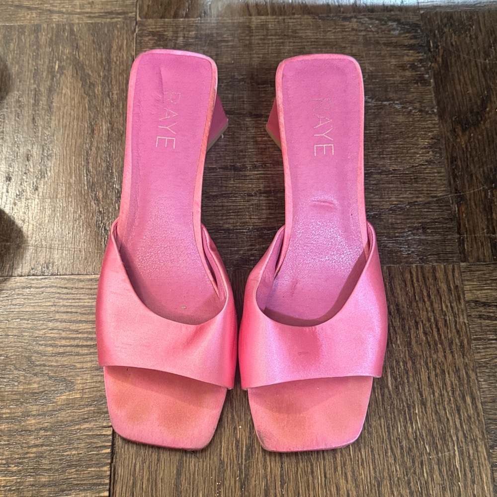 Raye Pink Slide Sandals